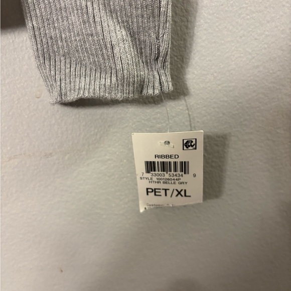 INC International Concepts Gray Long Sleeve Top - Picture 3 of 5